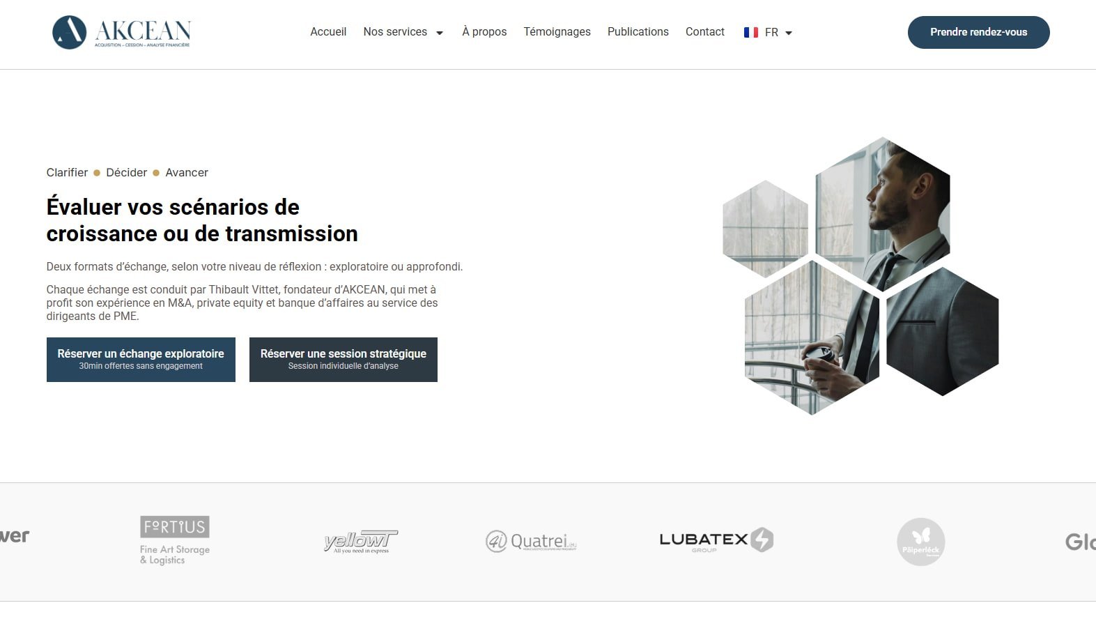 AKCEAN, prise de rendez-vous