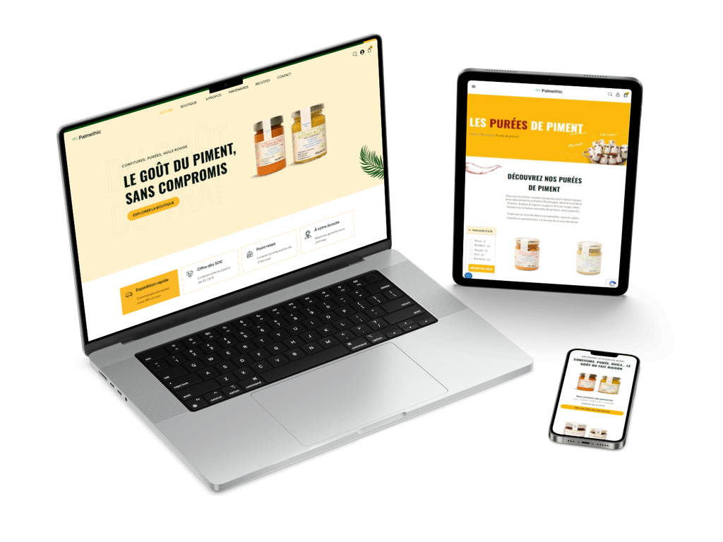 Réalisation webdesign Studio Paraflow : Palmethic