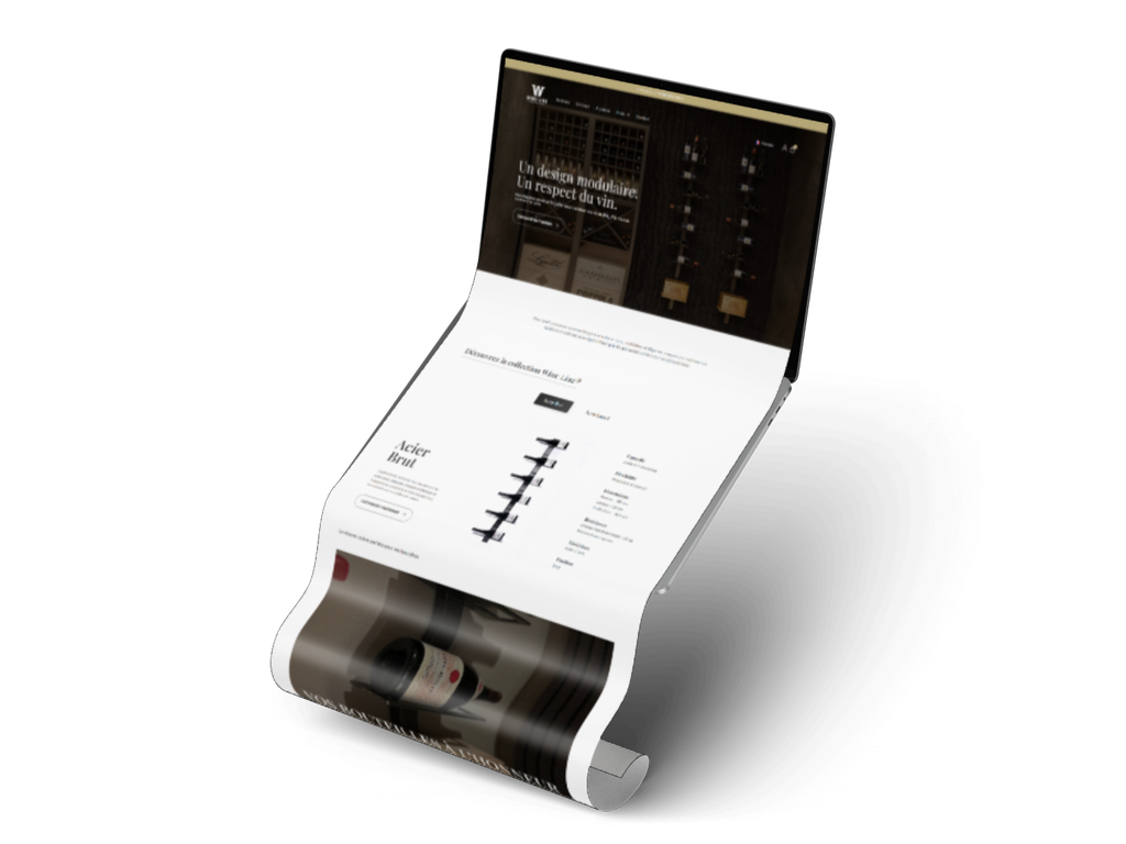 Réalisation webdesign Studio Paraflow : Wine Line