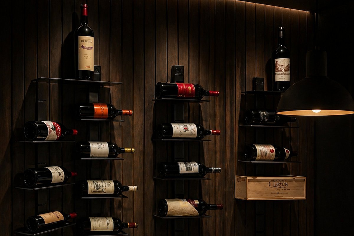 Wine Line, étagères à vin modulables